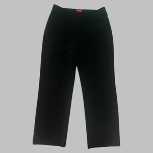212 Collection Women’s Black Dress Pants Size 8 Mid Rise Straight Leg 32x28